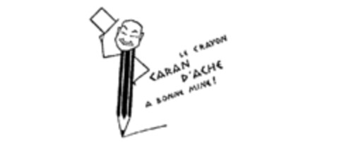 LE CRAYON CARAN D'ACHE A BONNE MINE Logo (IGE, 04/19/1988)