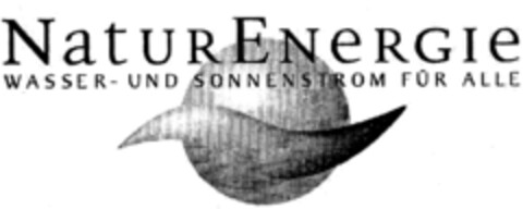 NatUR ENeRGIe WASSER - UND SONNENSTROM FÜR ALLE Logo (IGE, 30.04.1998)