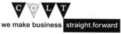 COLT we make business straight.forward Logo (IGE, 06/25/2001)