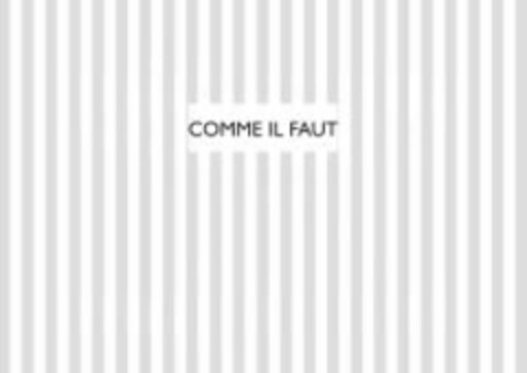 COMME IL FAUT Logo (IGE, 02.06.2014)