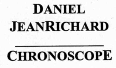 DANIEL JEANRICHARD CHRONOSCOPE Logo (IGE, 06/07/1999)