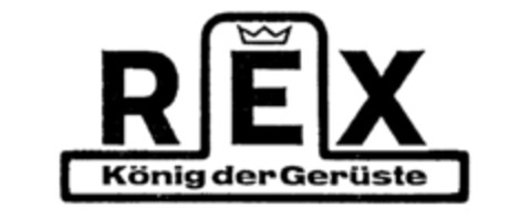 REX König der Gerüste Logo (IGE, 11/10/1985)