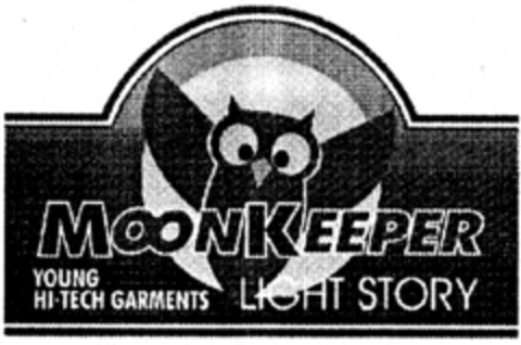 MOONKEEPER YOUNG HI-TECH GARMENTS LIGHT STORY Logo (IGE, 17.04.1998)