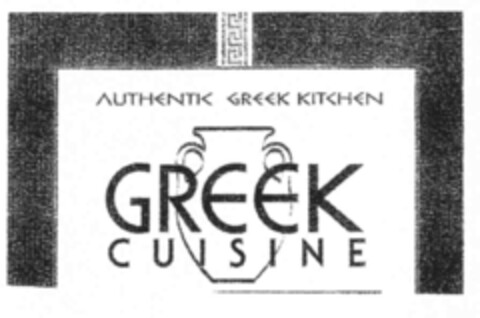 GREEK CUISINE AUTHENTIC GREEK KITCHEN Logo (IGE, 14.10.2002)