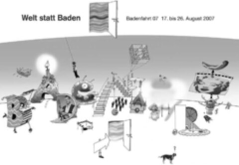 Welt statt Baden Badenfahrt 07 17. bis 26. August 2007 Logo (IGE, 06.01.2006)