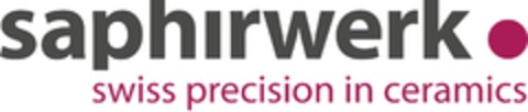 saphirwerk swiss precision in ceramics Logo (IGE, 11.04.2014)