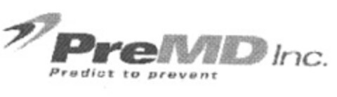 PreMD Inc. Predict to prevent Logo (IGE, 12/30/2005)