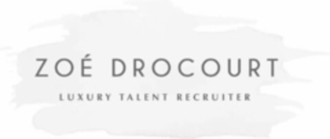 ZOÉ DROCOURT LUXURY TALENT RECRUITER Logo (IGE, 13.11.2017)