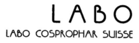 LABO LABO COSPROPHAR SUISSE Logo (IGE, 07/18/2003)