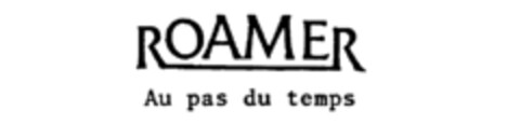 ROAMER Au pas du temps Logo (IGE, 03/20/1986)