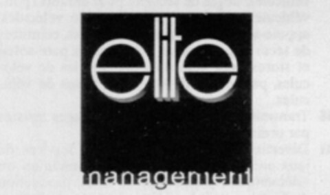 elite management Logo (IGE, 21.06.1996)