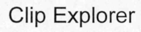 Clip Explorer Logo (IGE, 04.08.1998)