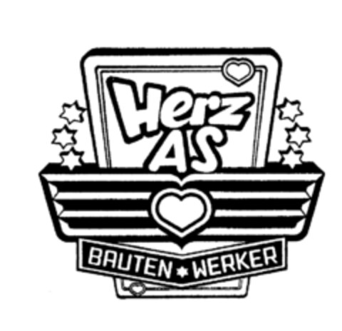 Herz AS BAUTEN WERKER Logo (IGE, 30.08.1984)