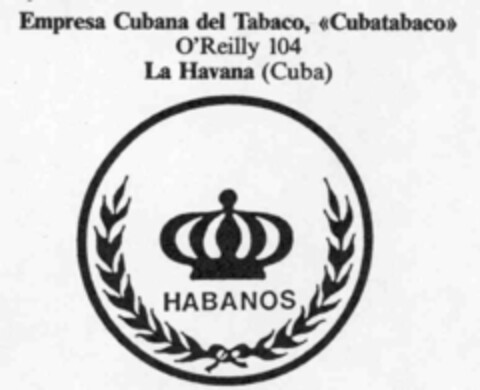 HABANOS Logo (IGE, 07.07.1988)