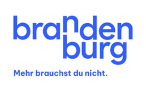 brandenburg Mehr brauchst du nicht. Logo (IGE, 12/01/2023)