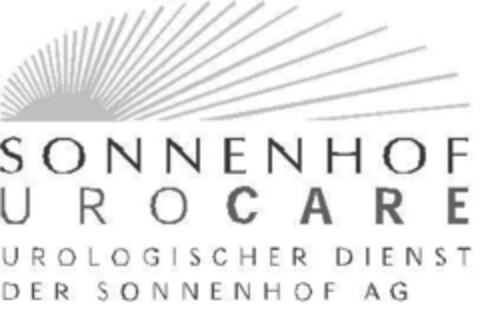 SONNENHOF UROCARE UROLOGISCHER DIENST DER SONNENHOF AG Logo (IGE, 02/25/2005)