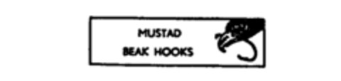 MUSTAD BEAK HOOKS Logo (IGE, 20.01.1989)