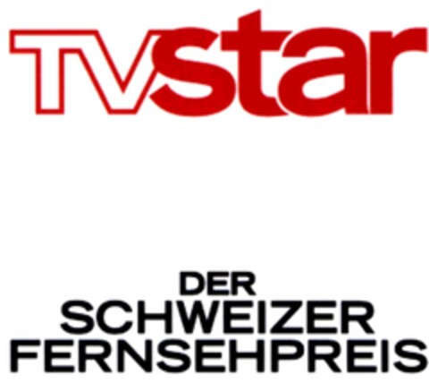 TVstar DER SCHWEIZER FERNSEHPREIS Logo (IGE, 07/09/2004)