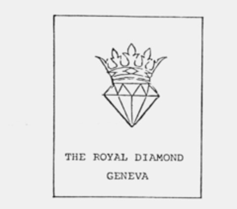 THE ROYAL DIAMOND GENEVA Logo (IGE, 03.12.1981)