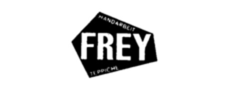 FREY HANDARBEIT TEPPICHE Logo (IGE, 04.07.1988)