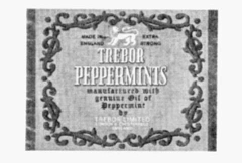 TREBOR PEPPERMINTS Logo (IGE, 06.06.1986)