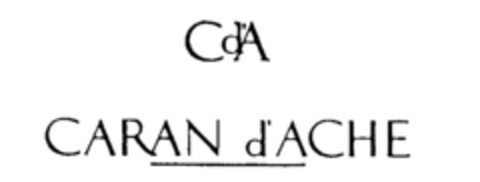 Cd'A CARAN d'ACHE Logo (IGE, 11/01/1990)