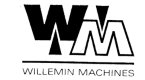 WM WILLEMIN MACHINES Logo (IGE, 04/11/1995)