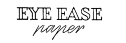 EYE EASE paper Logo (IGE, 12/07/1989)