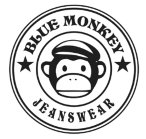 *BLUE MONKEY* JEANSWEAR Logo (IGE, 16.09.2015)