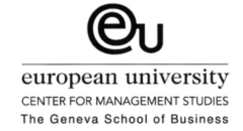 eu european university CENTER FOR MANAGEMENT STUDIES The Geneva School of Business Logo (IGE, 12.03.2011)