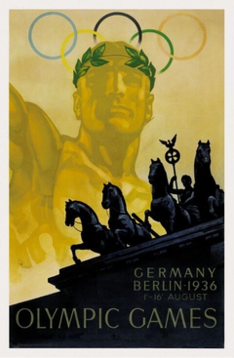 GERMANY BERLIN 1936 OLYMPIC GAMES Logo (IGE, 31.07.2012)