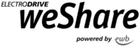 ELECTRODRIVE weShare powered by ewb Logo (IGE, 15.10.2014)