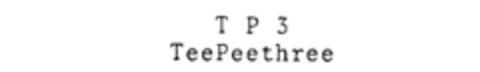 T P 3 TeePeethree Logo (IGE, 25.01.1990)