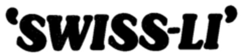 'SWISS-LI' Logo (IGE, 22.02.1993)