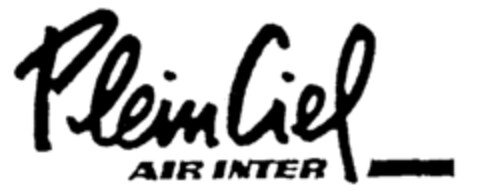 Plein Ciel AIR INTER Logo (IGE, 07/04/1988)