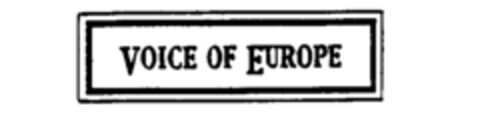 VOICE OF EUROPE Logo (IGE, 13.12.1988)