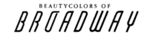 BEAUTYCOLORS OF BROADWAY Logo (IGE, 12.04.1991)