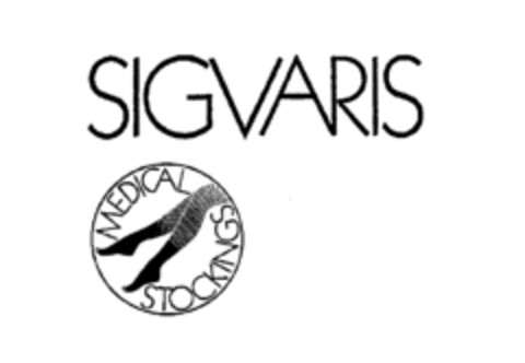 SIGVARIS MEDICAL STOCKINGS Logo (IGE, 26.06.1974)