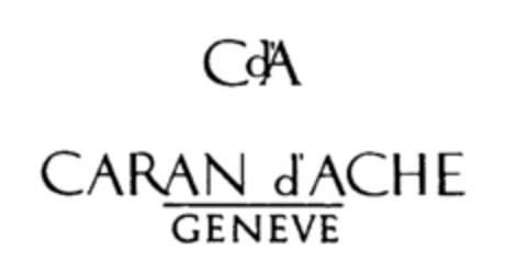 Cd'A CARAN d'ACHE Logo (IGE, 03.10.1980)