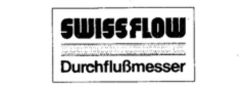 SWISSFLOW Durchflussmesser Logo (IGE, 03/25/1992)