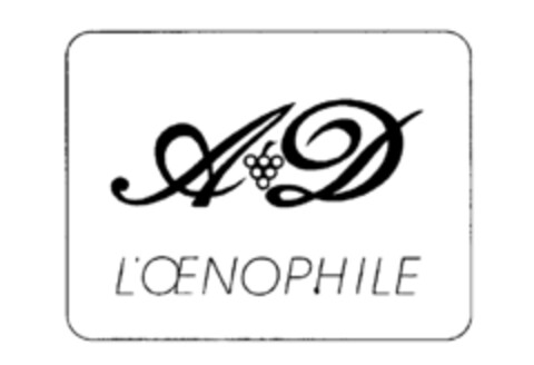 AD L'OENOPHILE Logo (IGE, 09.11.1987)