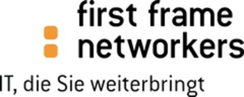 first frame networkers IT, die Sie weiterbringt. Logo (IGE, 14.01.2020)