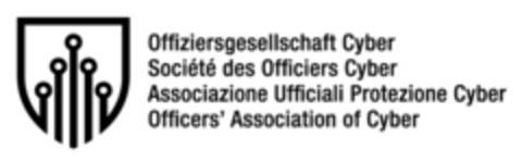 Offiziergesellschaft Cyber Société des Officiers Cyber Associazione Ufficiali Protezione Cyber Officiers' Association of Cyber Logo (IGE, 02/07/2024)