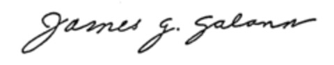 James G.Galanos Logo (IGE, 15.06.1990)