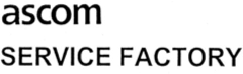 ascom SERVICE FACTORY Logo (IGE, 04/24/1998)