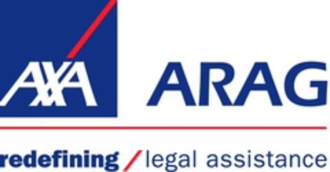 AXA ARAG redefining / legal assistance Logo (IGE, 04/17/2009)