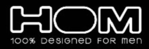 HOM 100% DESIGNED FOR MEN Logo (IGE, 04/14/2011)