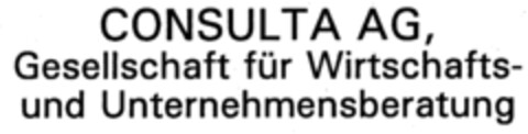 CONSULTA AG,Gesellschaft für Wirtschafts... Logo (IGE, 02/17/1995)