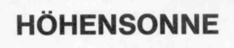 HöHENSONNE Logo (IGE, 14.02.1992)