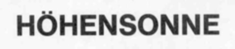 HöHENSONNE Logo (IGE, 02/14/1992)